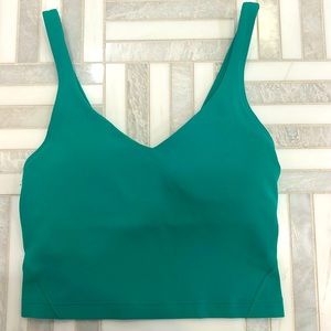 Never worn lululemon align Tank top color:Maldives Green